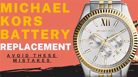 where can i fix my michael kors watch|Michael Kors Watch battery chart.